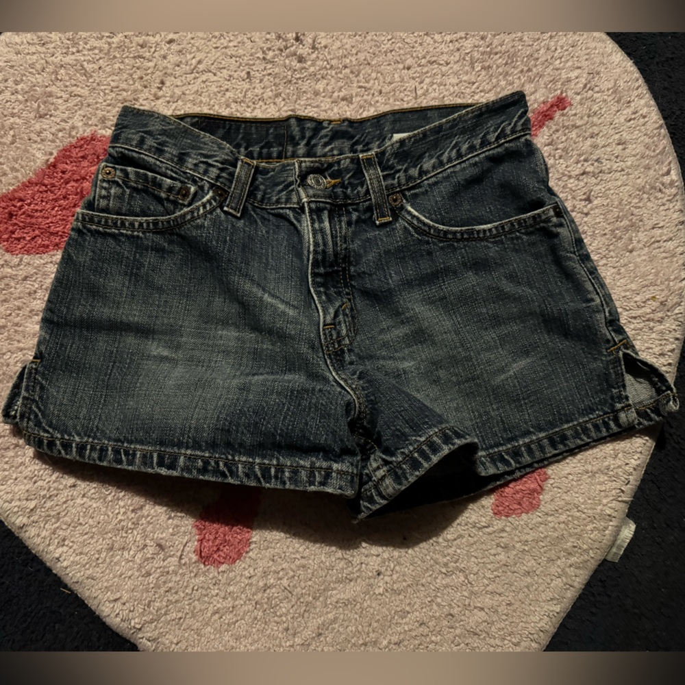 Levi's Dark Blue Jean Shorts